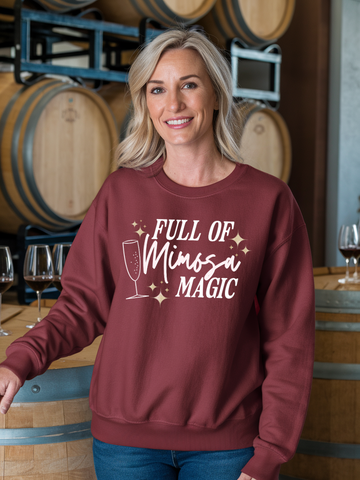 Full of Mimosa Magic – Fun Brunch Lover Unisex Sweatshirt